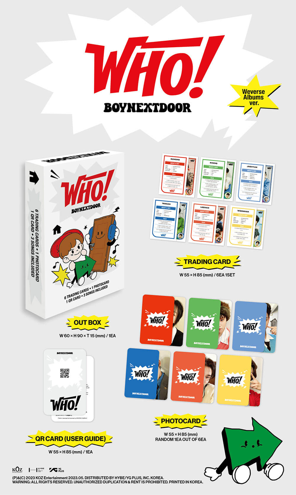 BOYNEXTDOOR - 1st Single (Weverse Album)