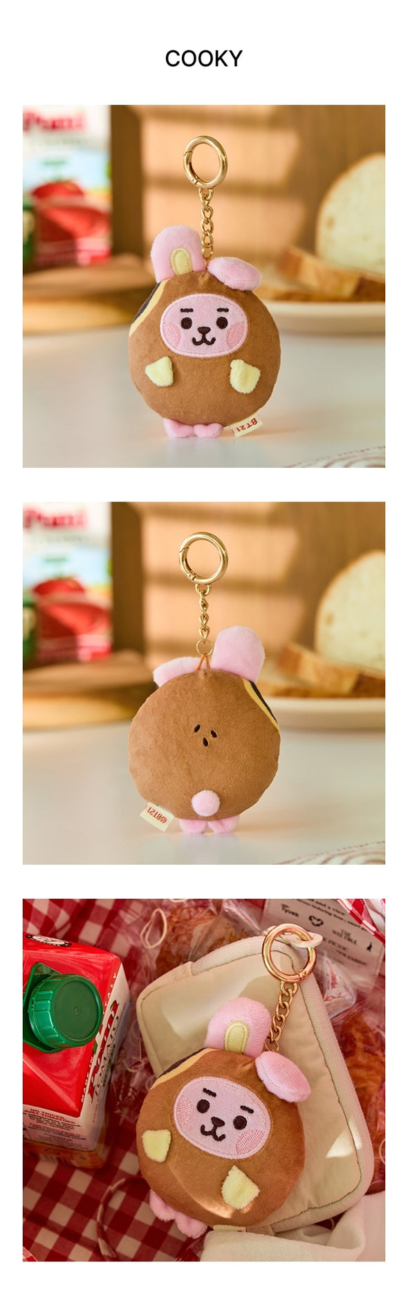 BTS - BT21 minini PLUSH KEYRING BAKERY SHOP