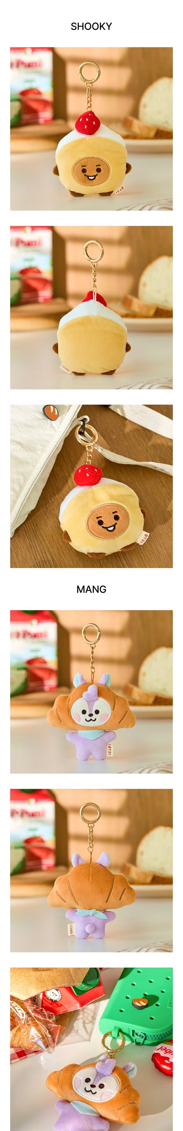 BTS - BT21 minini PLUSH KEYRING BAKERY SHOP