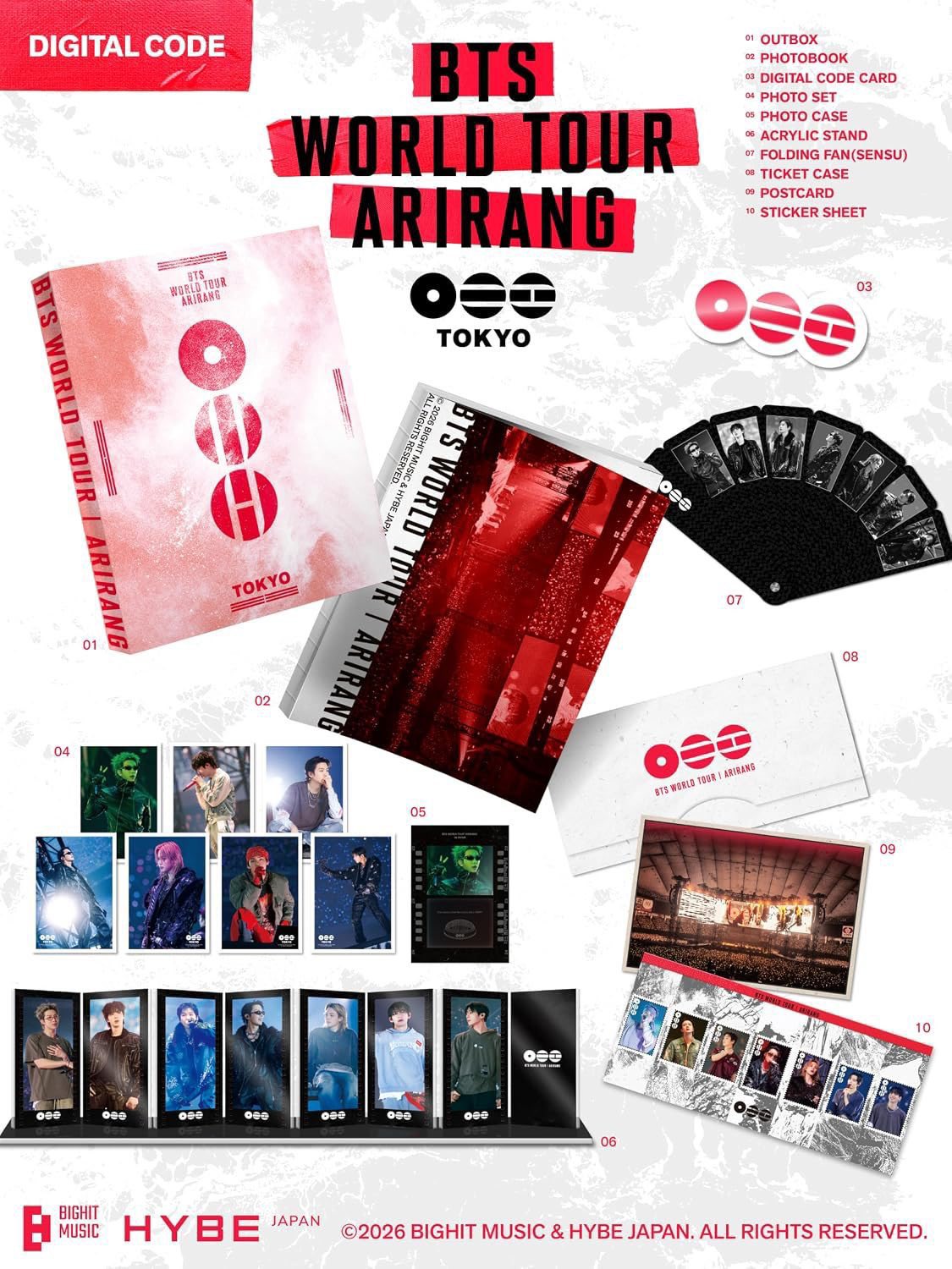 [PRE-ORDER] BTS - WORLD TOUR 'ARIRANG' In Japan (Digital Code ver.)