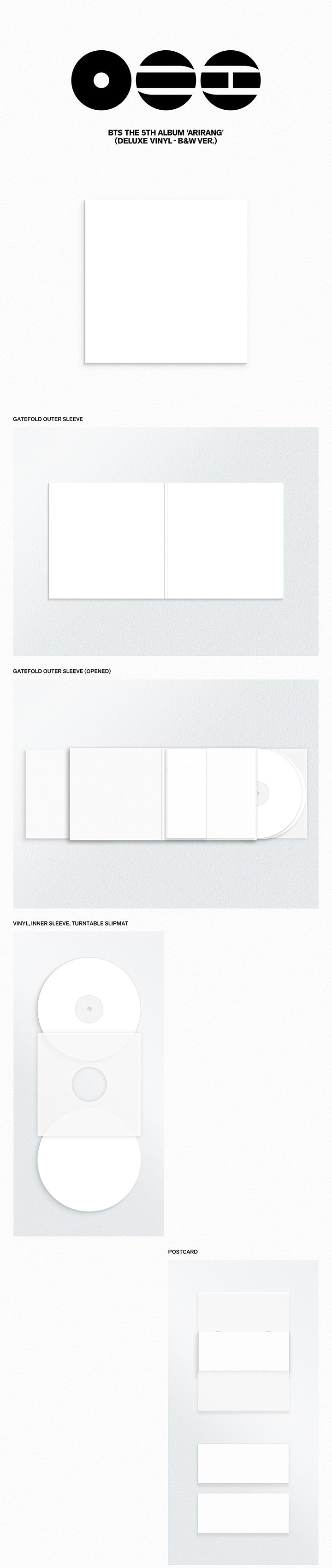 [PRE-ORDER] BTS - The 5th Album 'ARIRANG' (DELUXE Vinyl) - LATER ARRIVAL