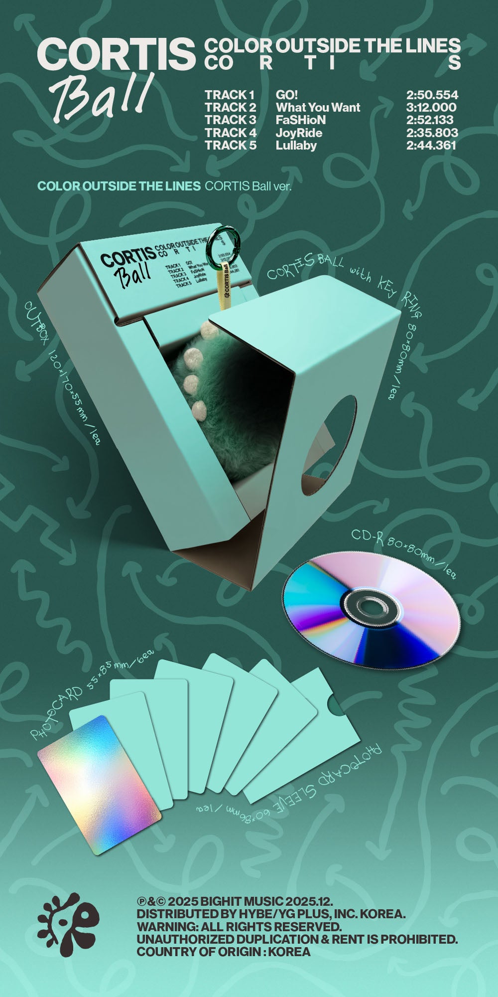 CORTIS - The 1st EP 'COLOR OUTSIDE THE LINES' (CORTIS Ball ver.)