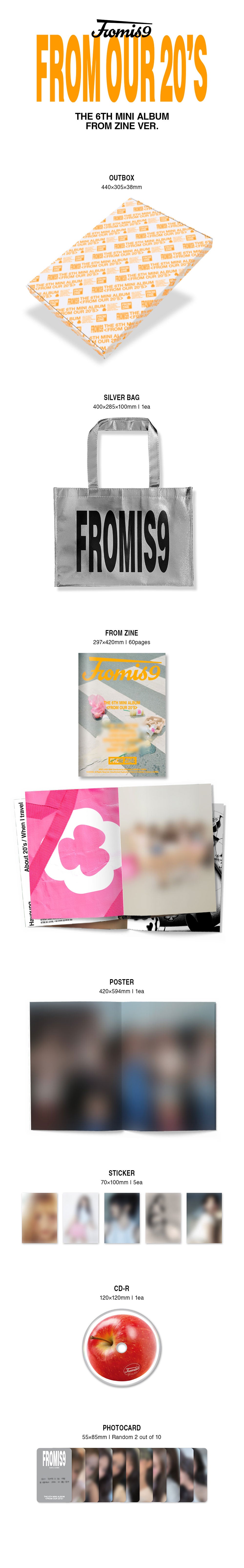 fromis_9 From Our 20s アルバム　FROM ZINE 未開封 FROMIS_9 - 6th mini album 'From Our 20's' (From Zine Ver