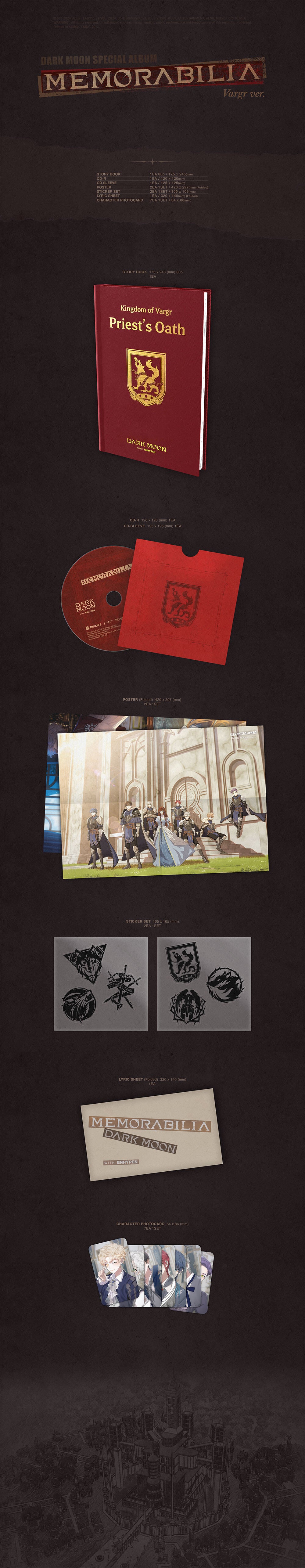 ENHYPEN - Dark Moon SPECIAL ALBUM MEMORABILIA (Vargr)