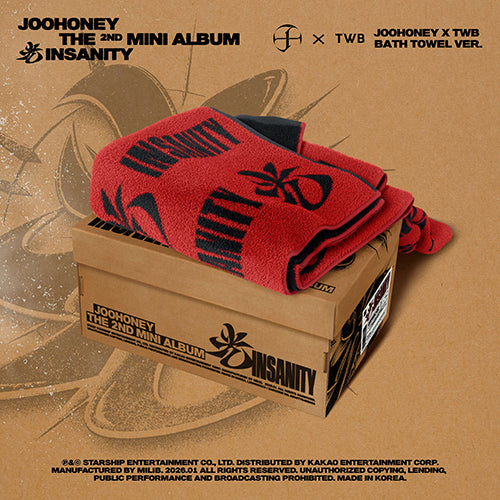 JOOHONEY - The 2nd Mini Album [光 'INSANITY' (JOOHONEY X TWB BATH TOWEL VER.)