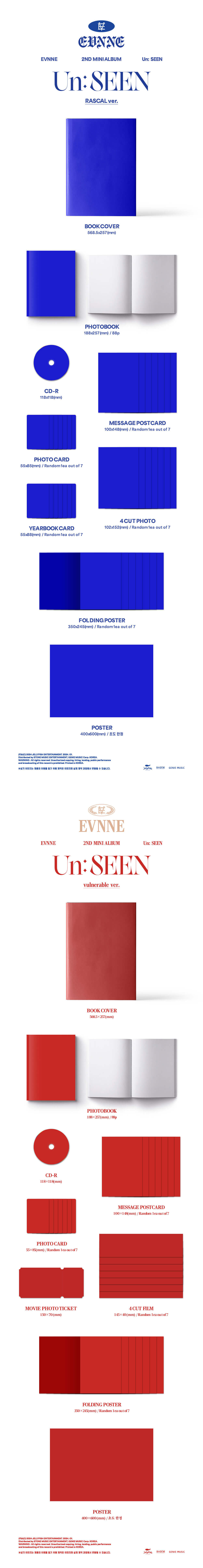 EVNNE - 2nd Mini Album Un: SEEN