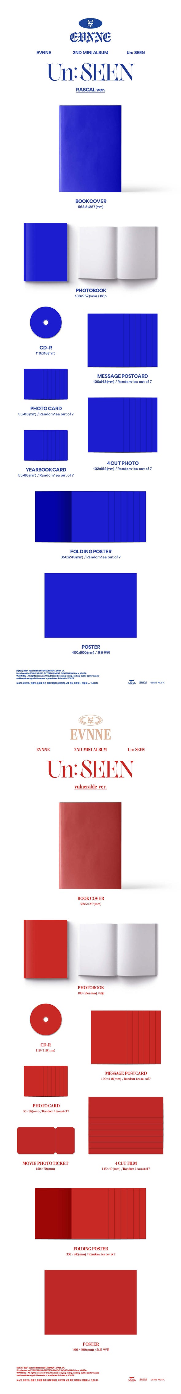 EVNNE - 2nd Mini Album Un: SEEN