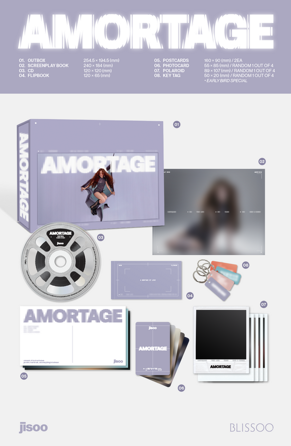 JISOO - Mini Album AMORTAGE (EXCLUSIVE EDITION)