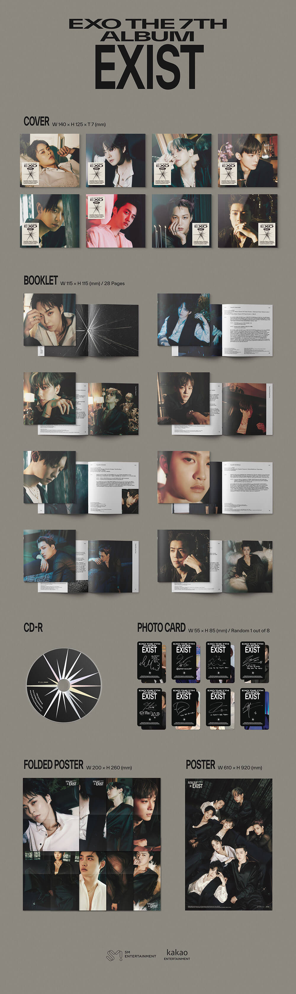 EXO - 7th Full Album EXIST (Digipack)
