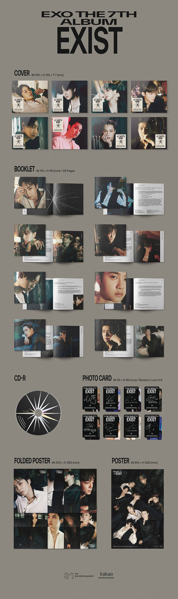 [SALE] EXO - 7th Full Album EXIST (Digipack)