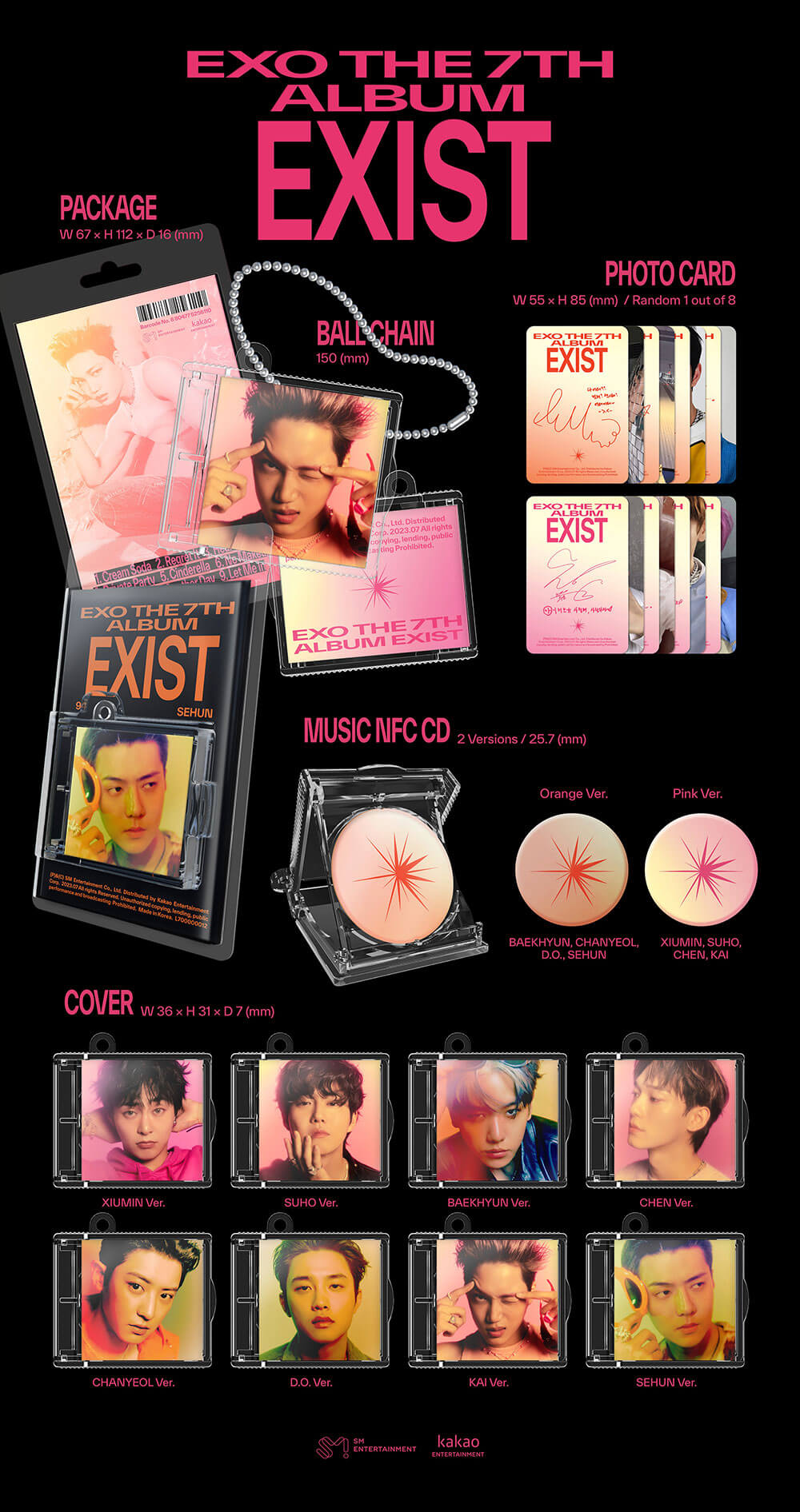 EXO - 7th Full Album EXIST (SMini)