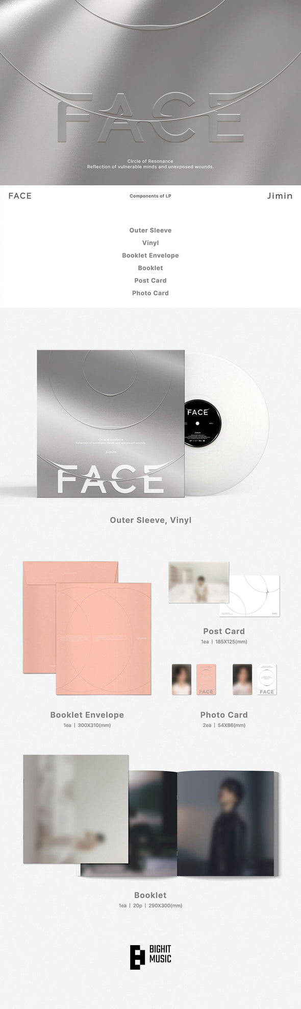 JIMIN - FACE Vinyl