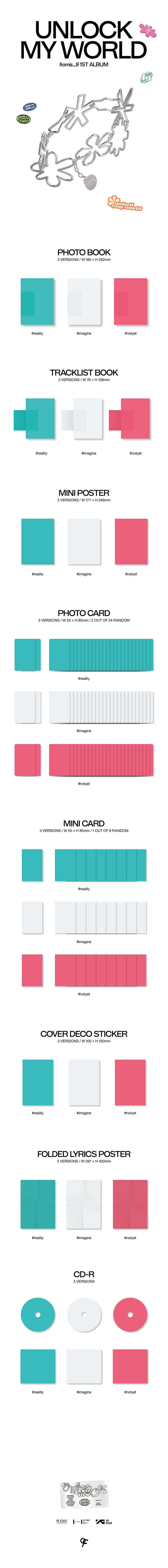 FROMIS_9 - 1st Album UNLOCK MY WORLD