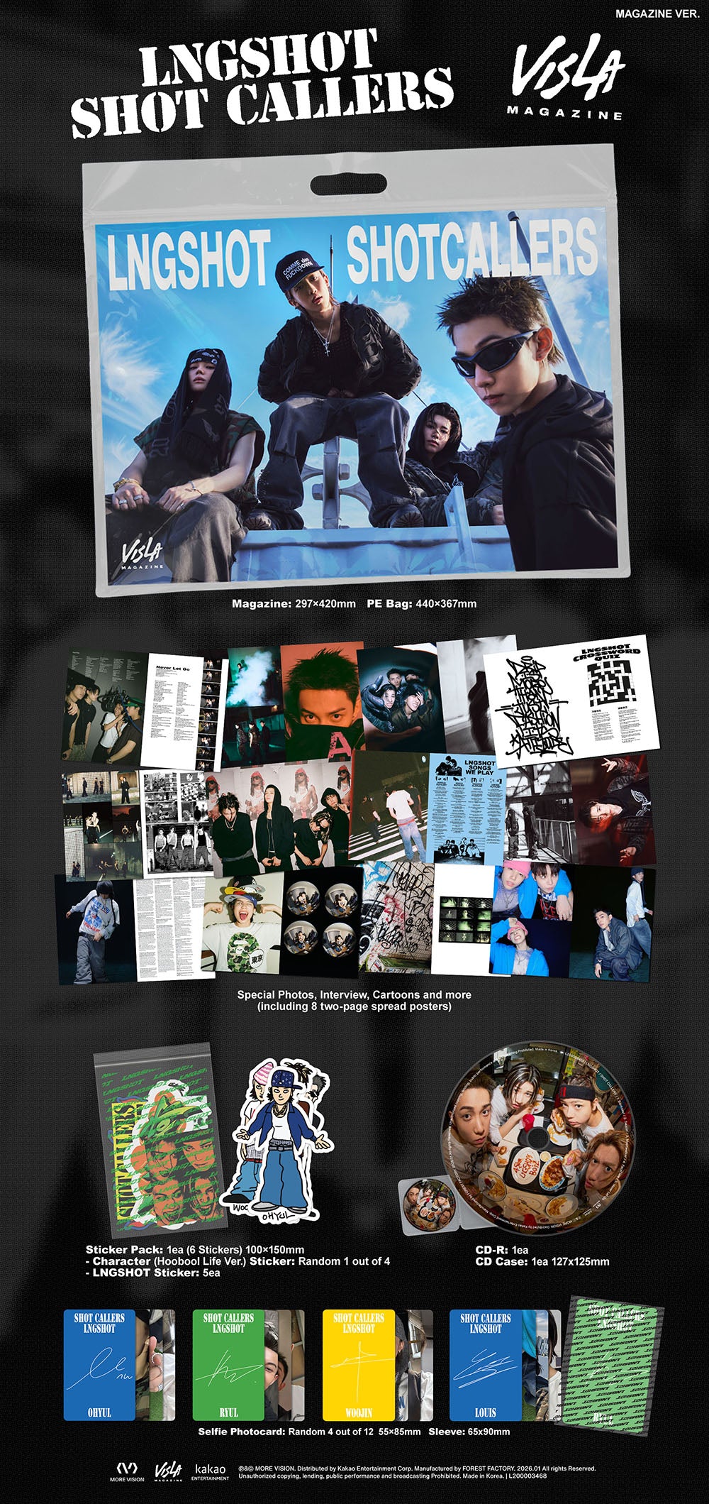 LNGSHOT - EP 'SHOT CALLERS' (Magazine Ver.)