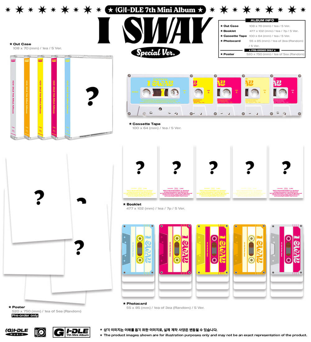(G)I-DLE - 7th Mini Album I SWAY (Special)