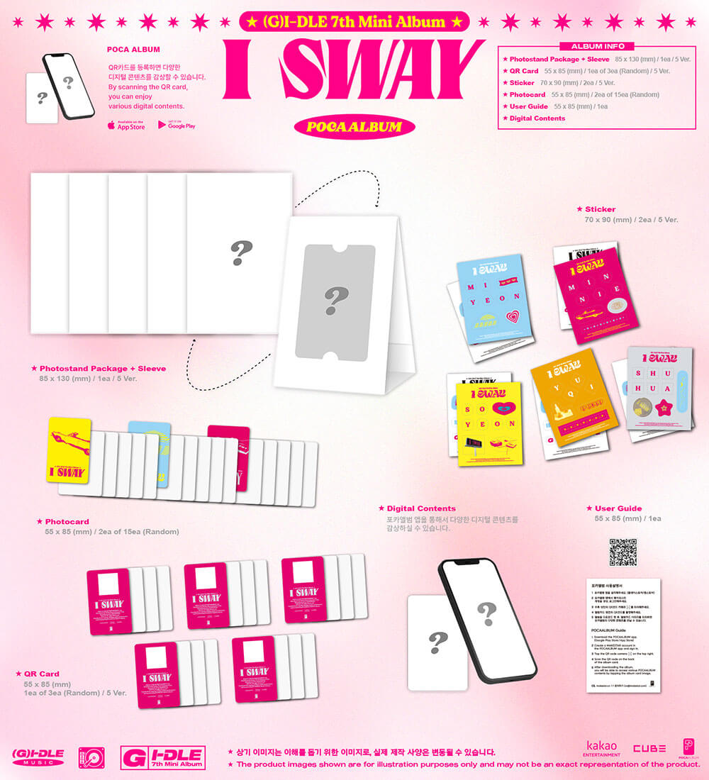 (G)I-DLE - 7th Mini Album I SWAY (Poca)