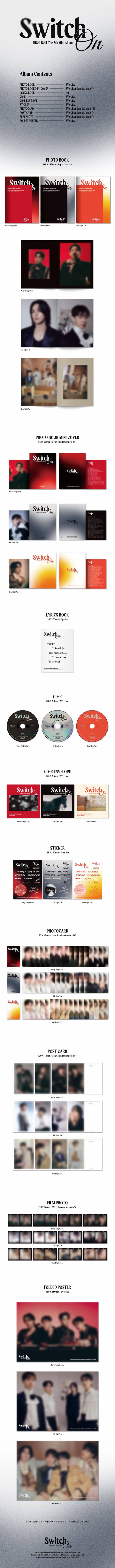 HIGHLIGHT - 5th Mini Album Switch On