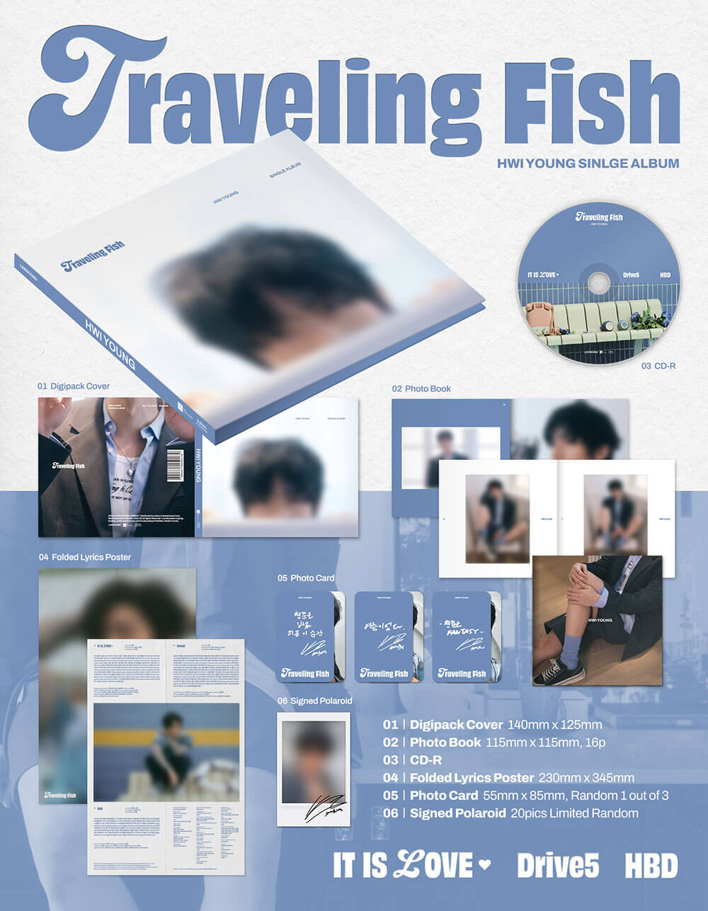 HWI YOUNG (SF9) - Single Album Traveling Fish