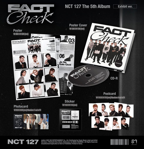 [I HEART KPOP EXCLUSIVE PRE-ORDER] NCT 127 - 5th Album FACT CHECK