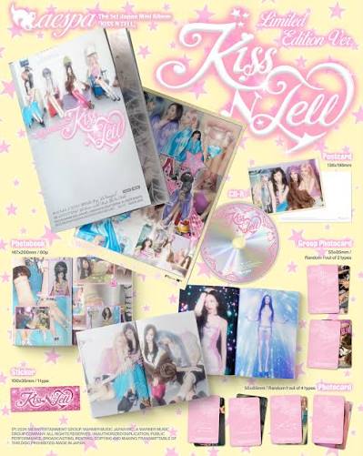 [PRE-ORDER] AESPA - 1st Mini Japan Album 'Kiss N Tell' (Limited Edition)