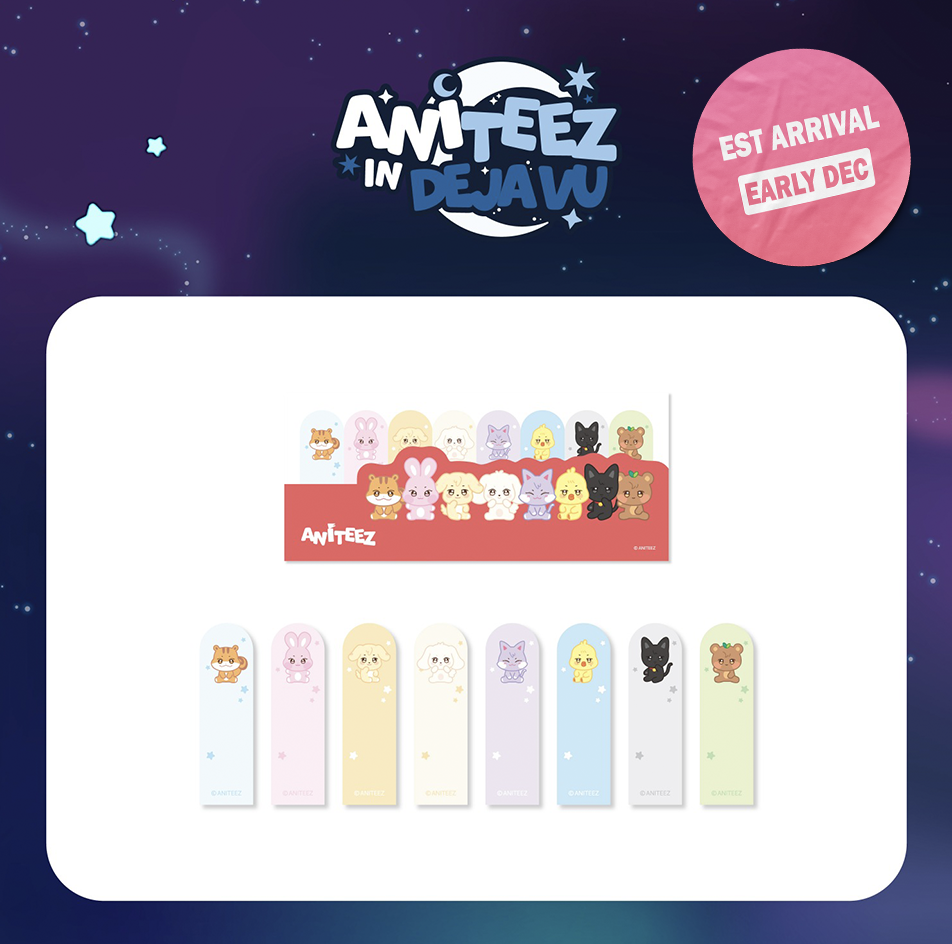[PRE-ORDER] ATEEZ - ANITEEZ IN DEJA VU (Index Sticky Memo SET)