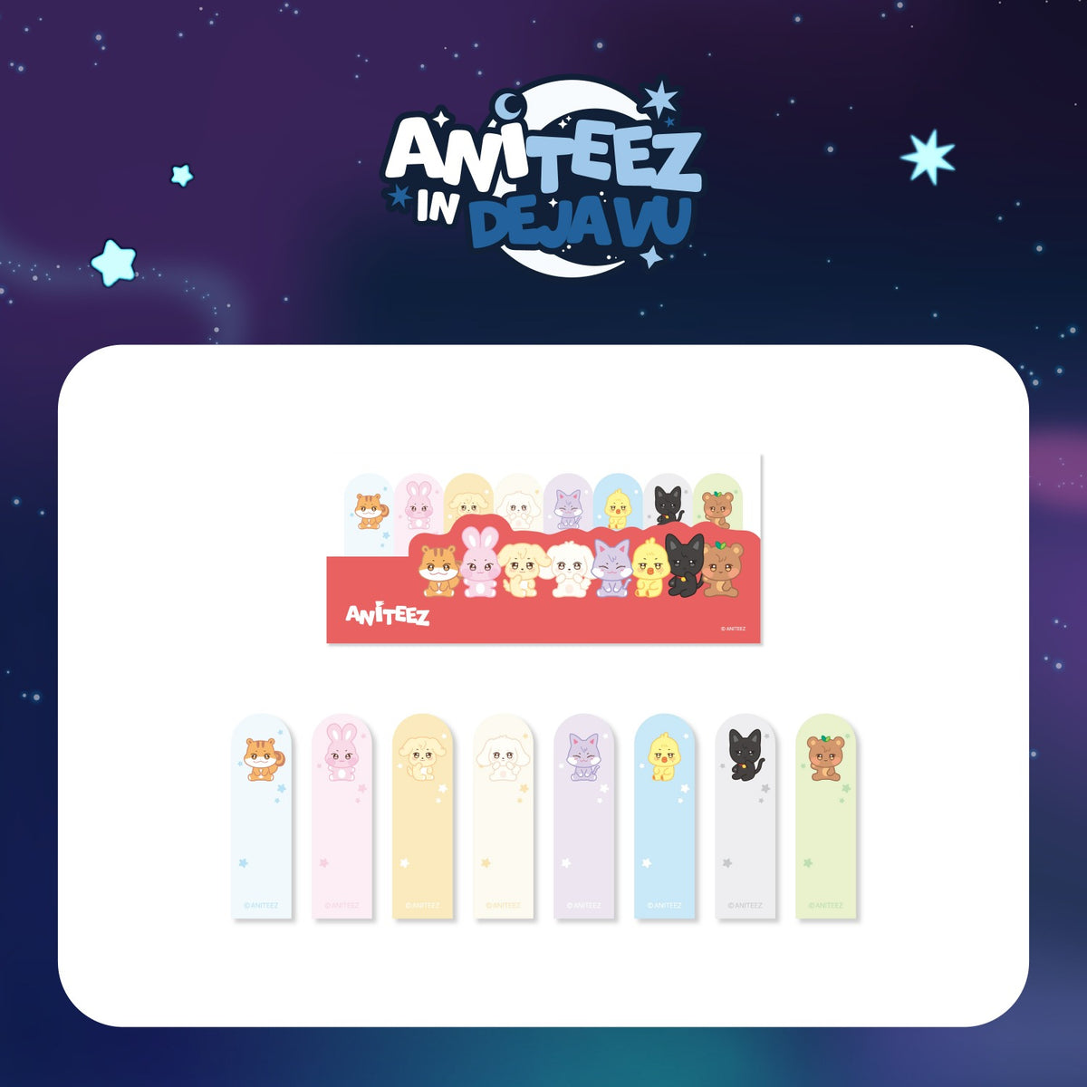 [PRE-ORDER] ATEEZ - ANITEEZ IN DEJA VU (Index Sticky Memo SET)