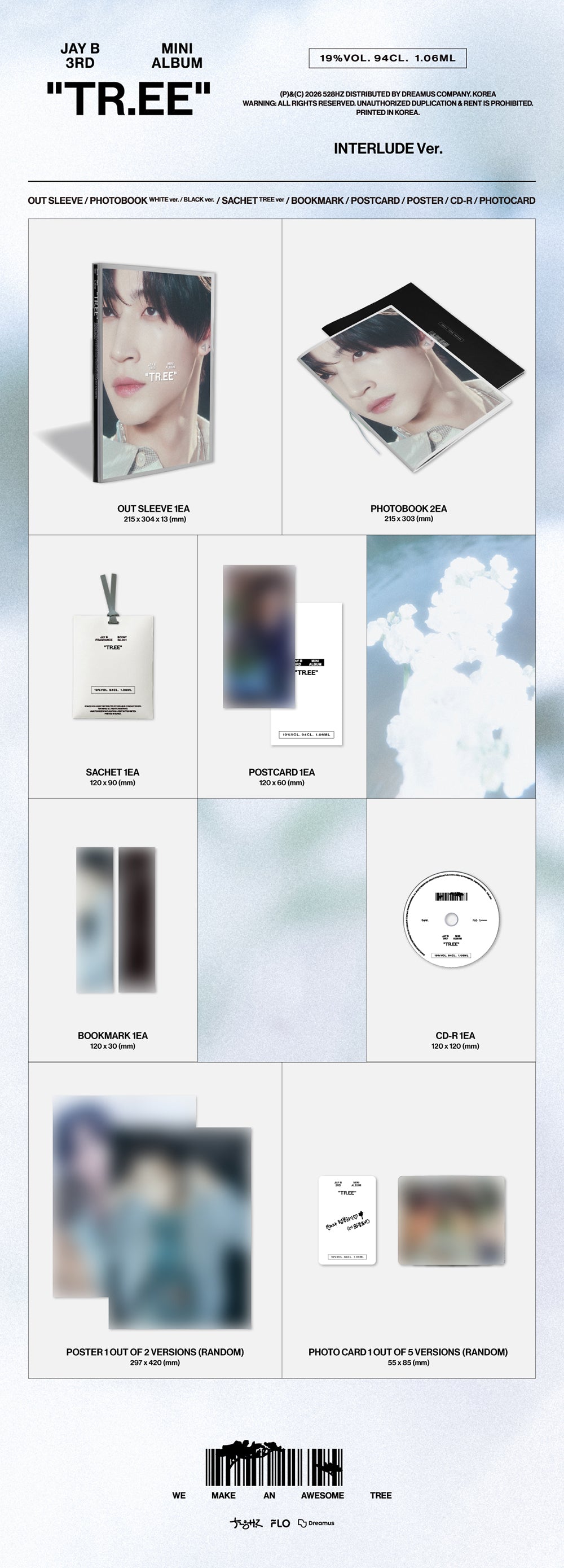 JAY B (GOT7) - 3rd Mini Album 'TR.EE' (Interlude Ver)