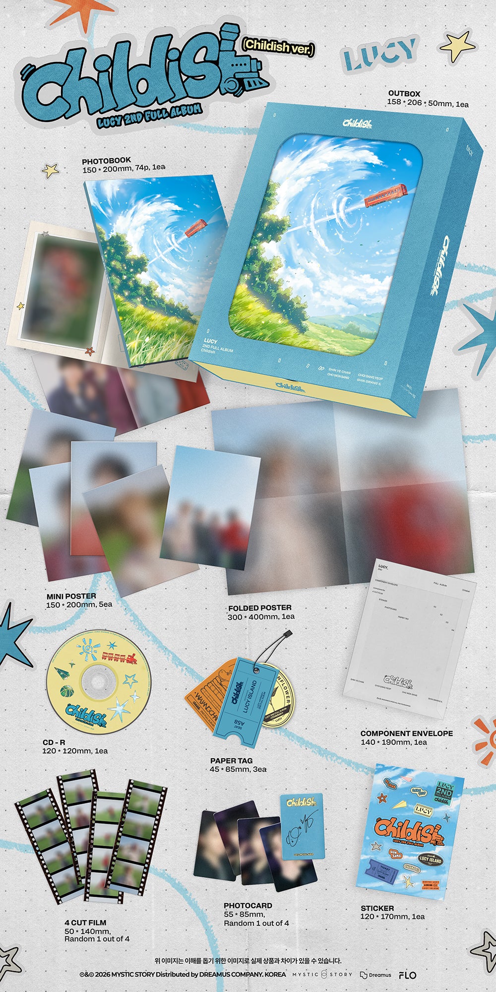 [PRE-ORDER] LUCY - The 2nd Album 'Childish' (Childish Ver.)