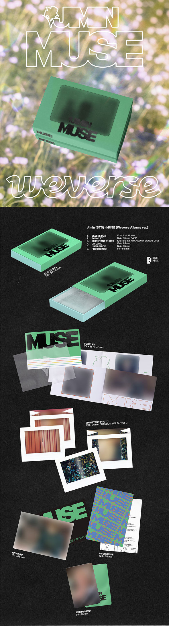 JIMIN - MUSE Album (Weverse Album)