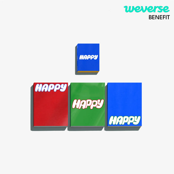 [WEVERSE BENEFITS + SET] JIN - Solo Album HAPPY