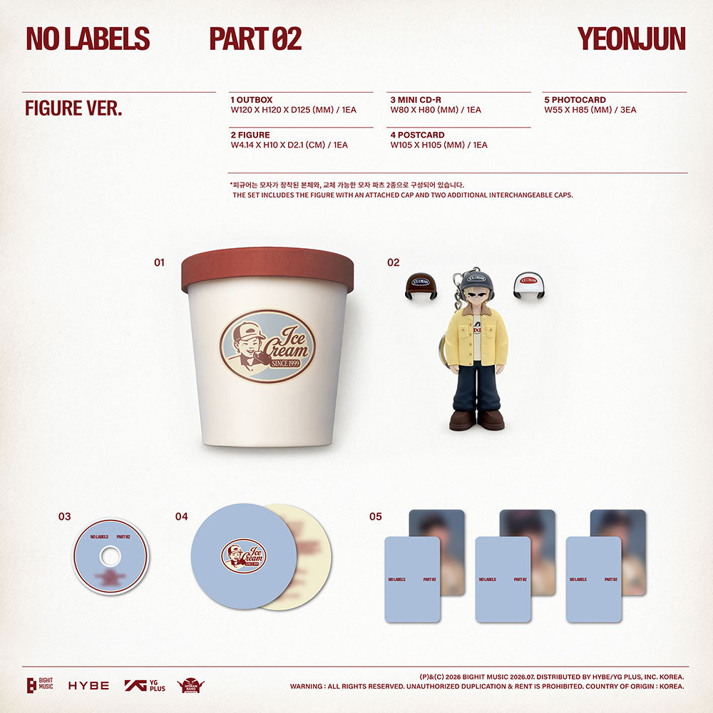 [PRE-ORDER] YEONJUN (TXT) - 'NO LABELS: PART 02' (FIGURE Ver)