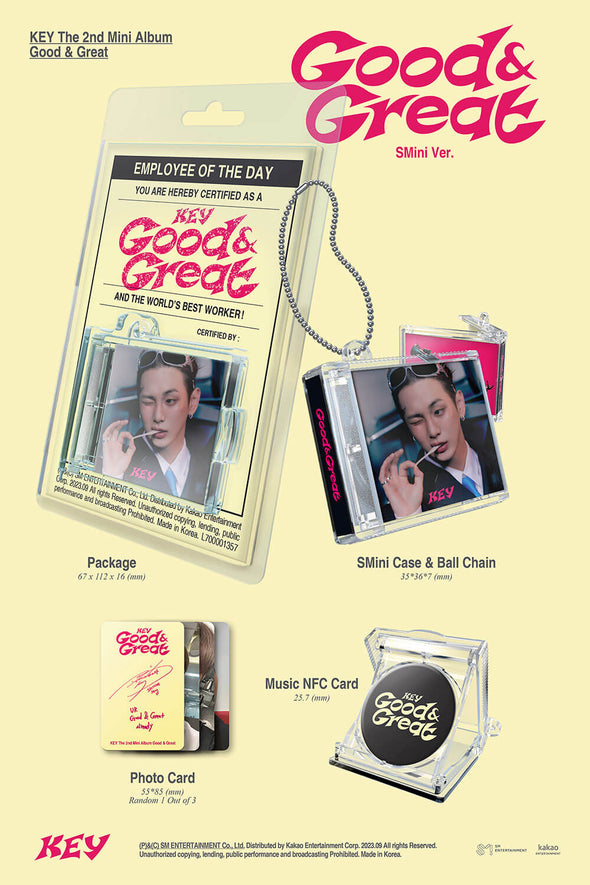 KEY - 2nd Mini Album Good & Great (SMini)