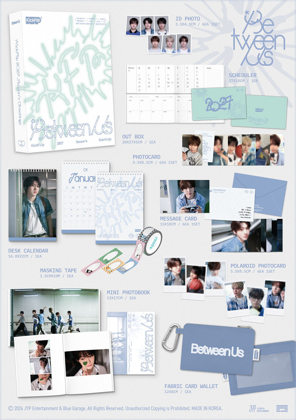 [PRE-ORDER] KICKFLIP - 2027 Season's Greetings ‘Between Us’