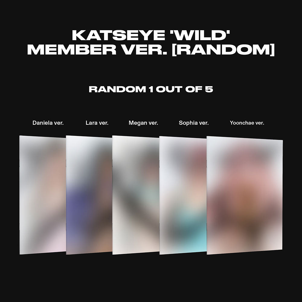 [PRE-ORDER] KATSEYE - WILD Album (Member version)