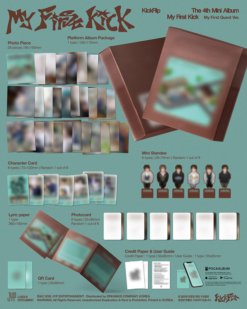 KICKFLIP - 4th Mini Album 'My First Kick' (Platform ver)