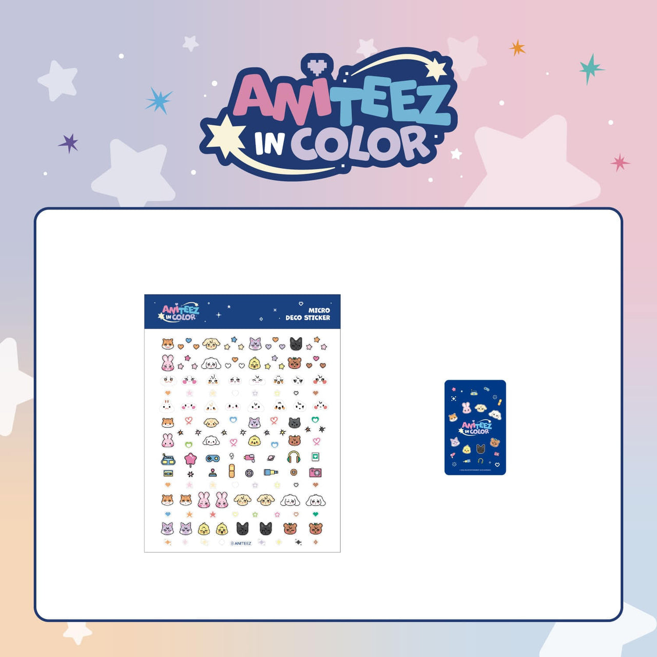 [PRE-ORDER] ATEEZ - ANITEEZ in Color (Micro Deco Sticker)