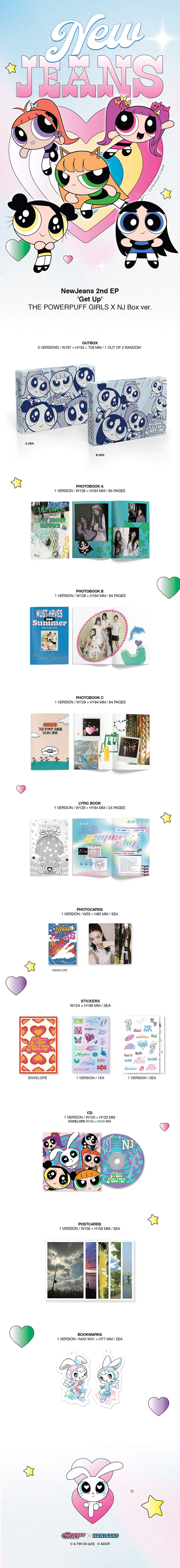 NEW JEANS - 2nd EP Album GET UP (NJ Box Version) NEW JEANS - 2nd EP Album GET UP (NJ Box Version)