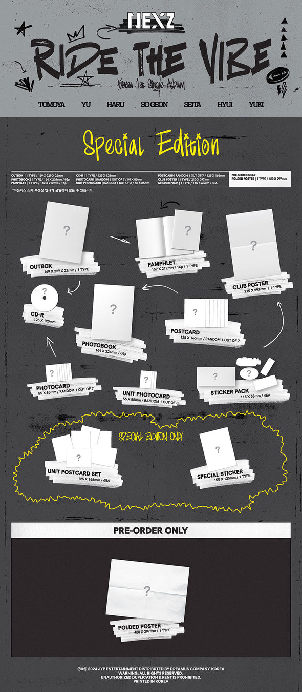 [PRE-ORDER] NEXZ - 1st Single Album (Special Edition)