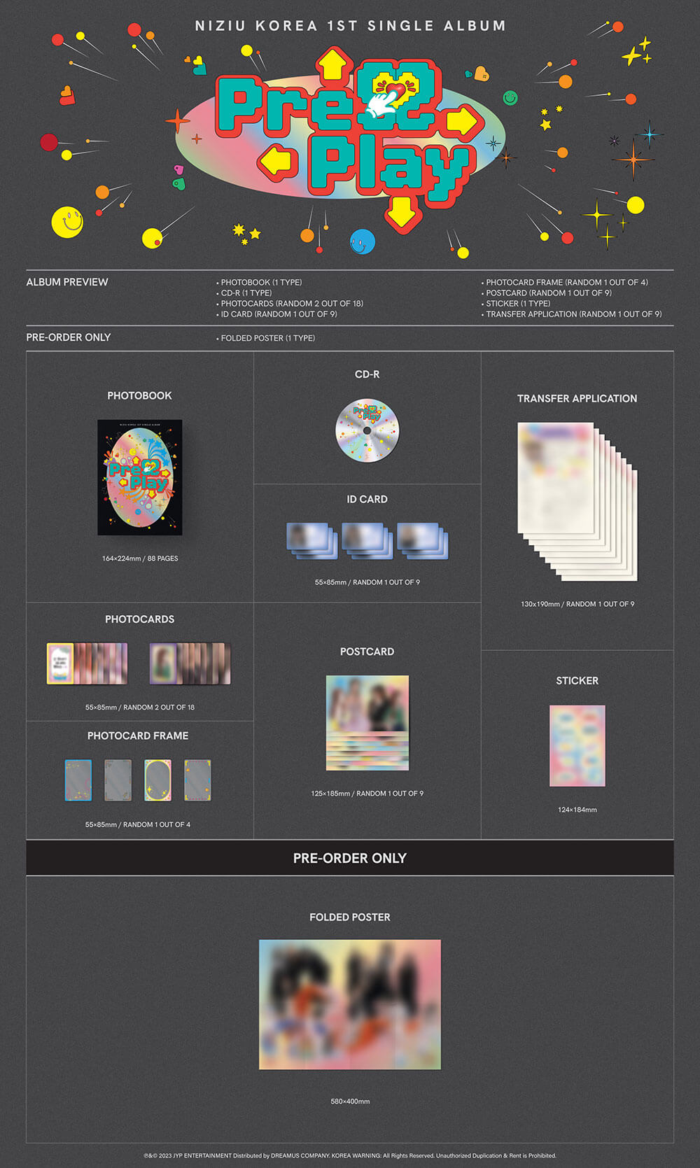 NIZIU - 1st Single Album Press Play (Limited)