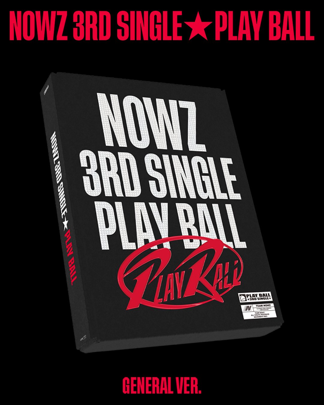 [PRE-ORDER] NOWZ - 3rd Single Album [PLAY BALL]  ( General Version)