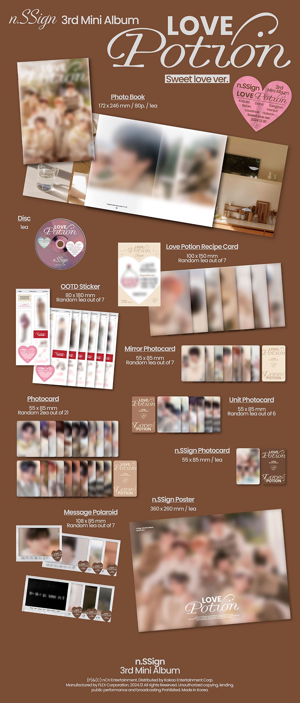 N.SSIGN - 3rd Mini Album 'Love Potion'