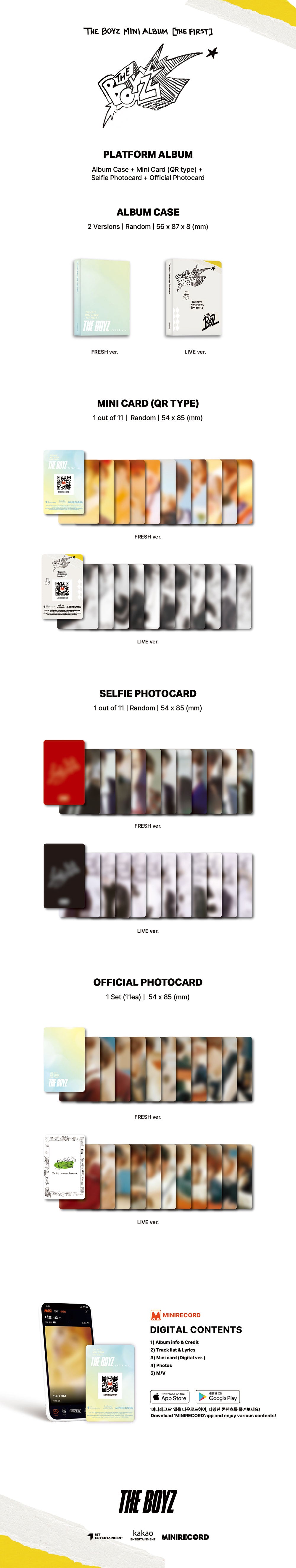 [SALE] THE BOYZ - DEBUT ALBUM 'THE FIRST' (Platform Ver)