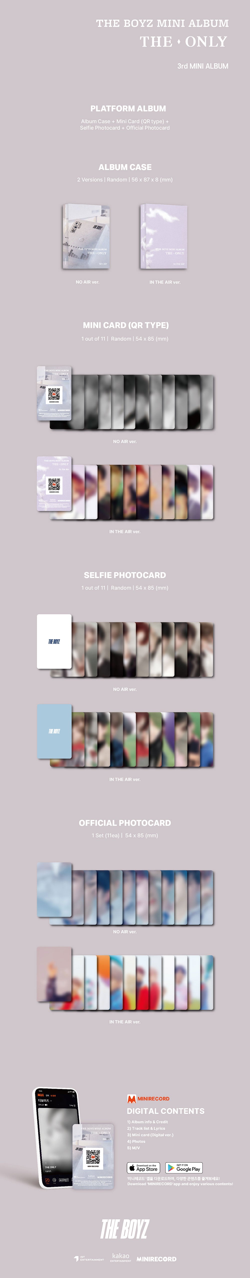 [SALE] THE BOYZ - 3RD MINI ALBUM 'THE ONLY' (Platform Ver)