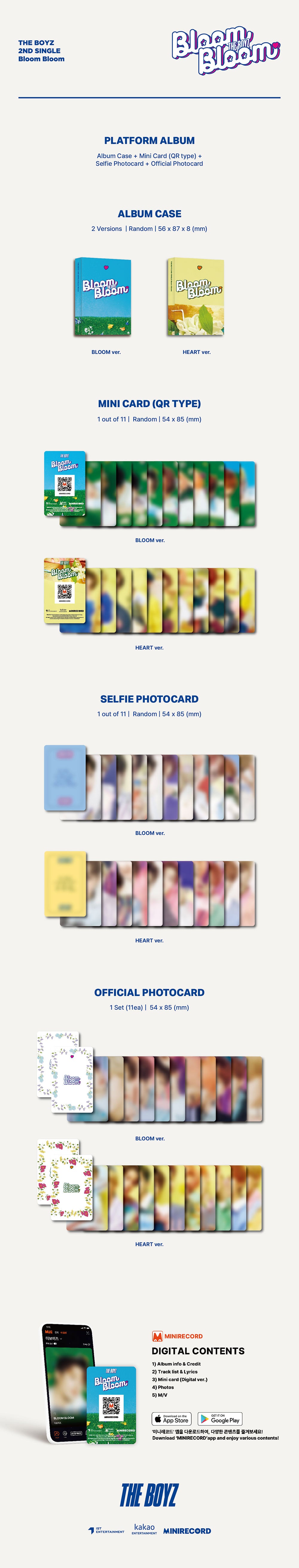 [SALE] THE BOYZ - 2ND SINGLE ALBUM 'BLOOM BLOOM' (Platform Ver)