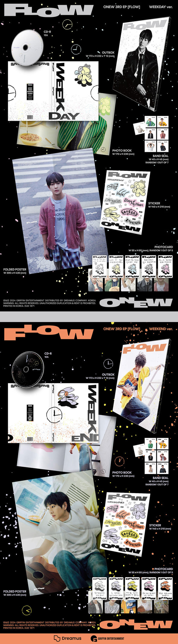 ONEW - 3rd Mini Album FLOW (Photobook)