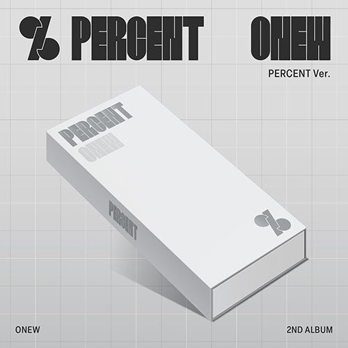 ONEW (SHINEE) - 2nd Album ‘PERCENT’ (Percent Version)