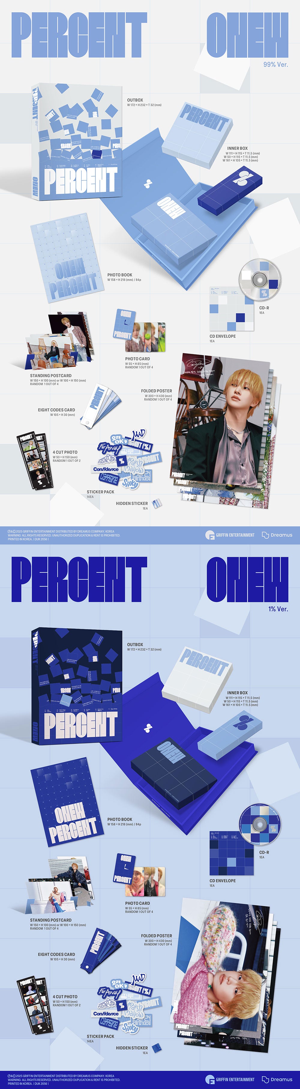ONEW (SHINEE) - 2nd Album ‘PERCENT’ (Photobook)