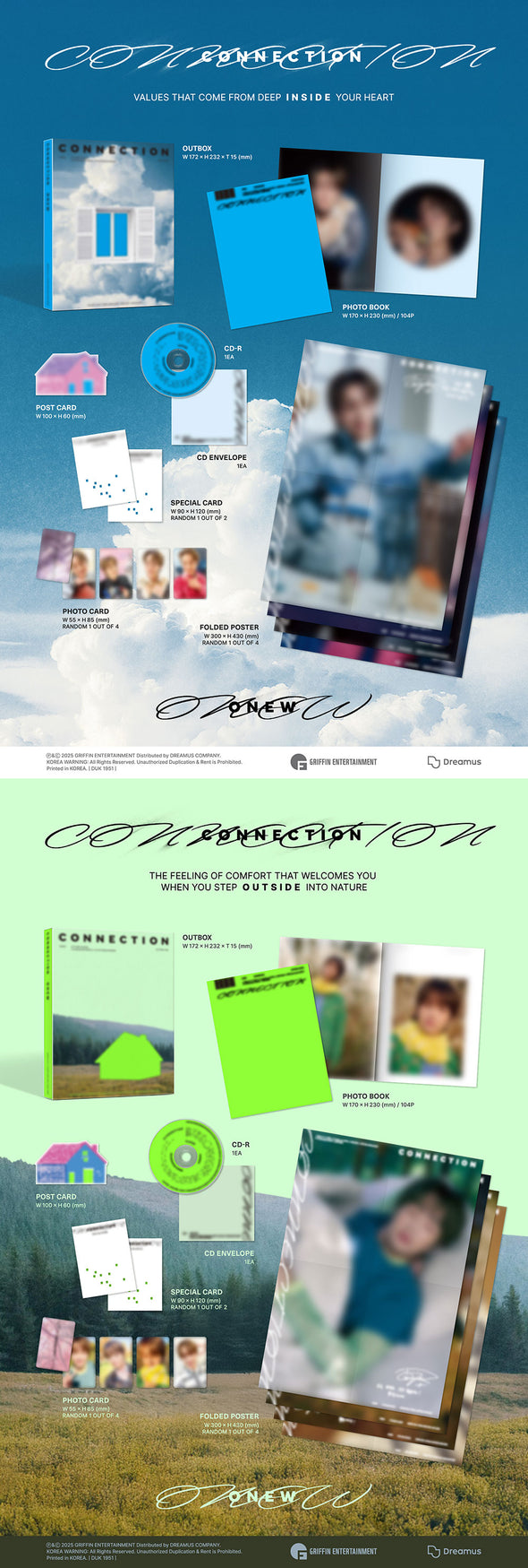 ONEW - 4th Mini Album 'Connection' (Standard)