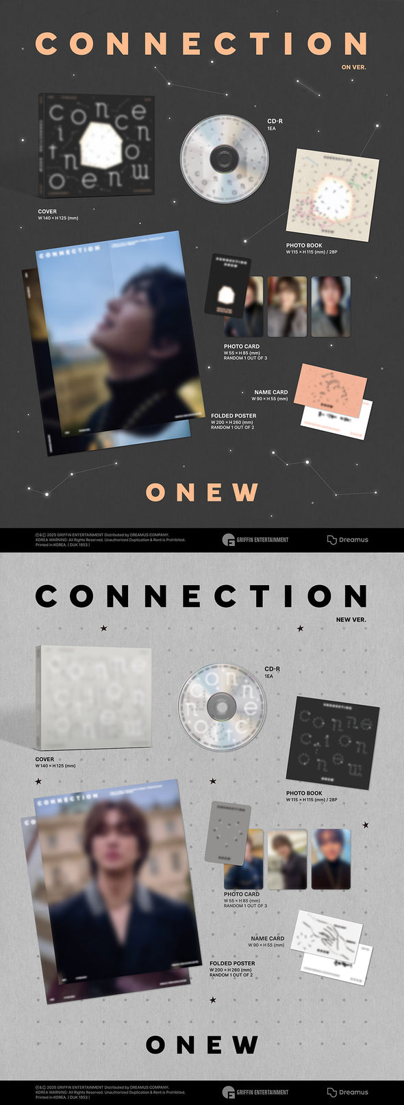 ONEW - 4th Mini Album 'Connection' (Digipack)