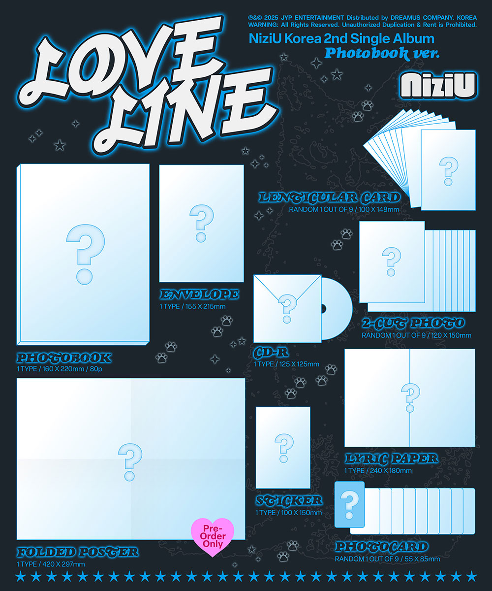 NIZIU - Korea 2nd Single Album 'LOVELINE' (Photobook ver)